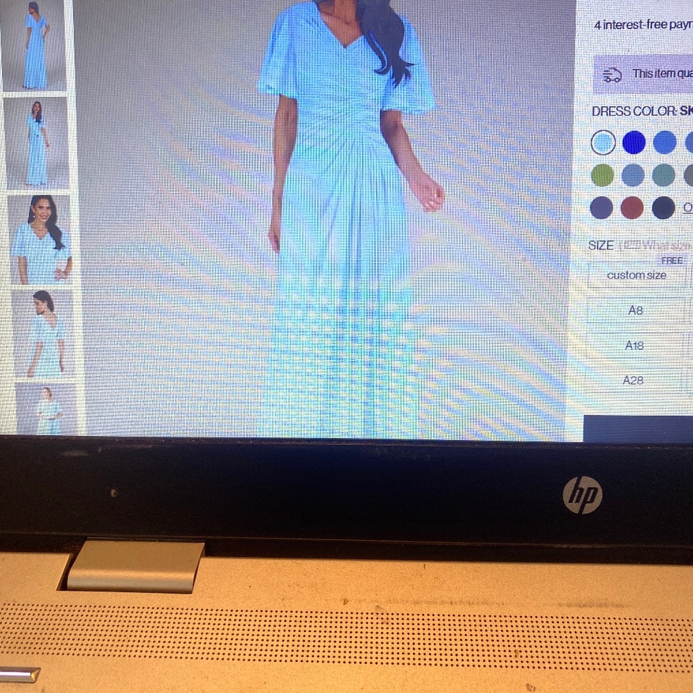 Sky blue Mother of Bride/groom gown; bridesmaid gown,
